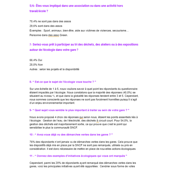 questionnaire sncf